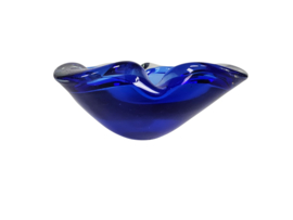 Murano - Murano Sommerso - asbak - schaal - cobalt blauw - 1960's