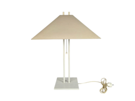 Dijkstra - Dijkstra Holland - Hollywood Regency stijl - wit - beige - tafellamp - 70's
