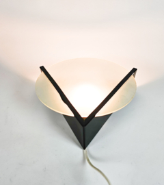 Lacri design - Space Age - wandlamp - glas  - metaal - post modern - 80's