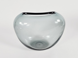 Leerdam glas - Floris Meydam - safierkleurige vaas -  1950's