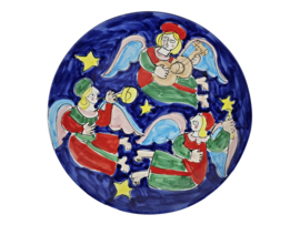 La Musa Ceramiche - XL bord - Giovanni De Simone style - hand painted - Picasso - 80's