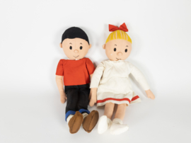 Suske & Wiske - stripfiguren - collectables - stoffen poppen - vilt -