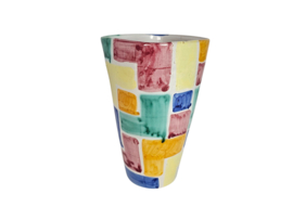 Attr. Fratelli Fanciullacci - Multi color - Harlequin - Italie - keramiek - XL vaas - 60's