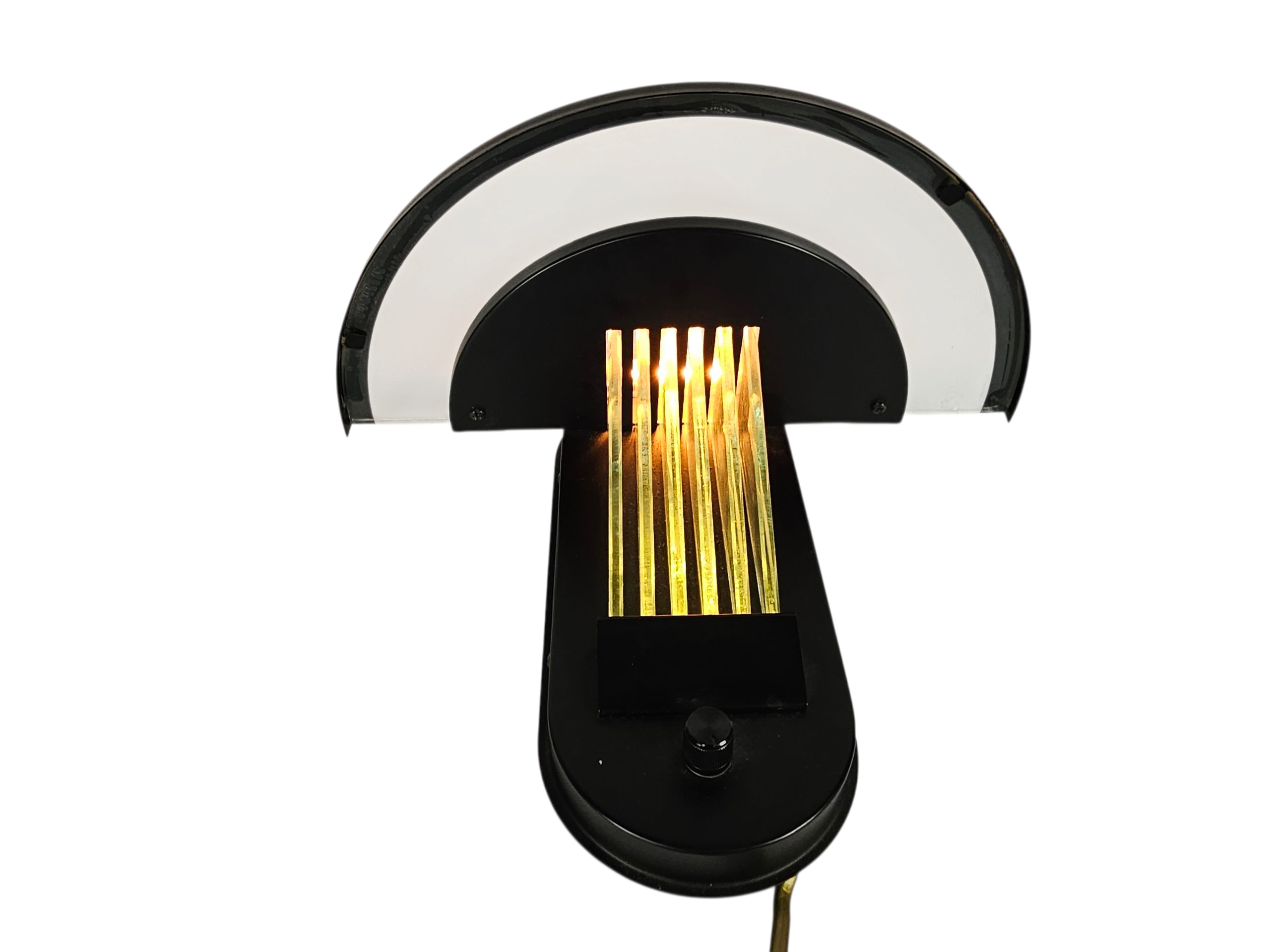 Free Light - wandlamp - Post Modern - metaal - glas - 80's