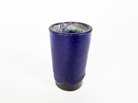 Pieter Groeneveldt - model 104-11 - vaasje - kobaltblauw - zwart - 1960/1969