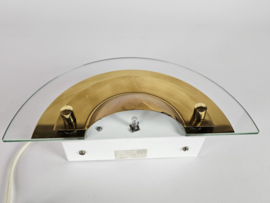 Dijkstra Holland -  model Kappa mini - halogeen - messing - glas - 80s
