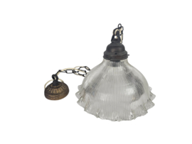 Art Deco - Holophane -  Hanglamp - kristal - 1950s