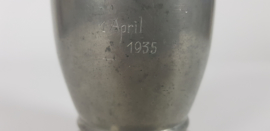 Chris van der Hoef - tin - beker - 1935