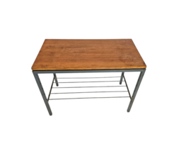 Stiemsma Rotterdam - bijzettafel - teakfineer - metaal - 1960's