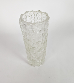 Georgshutte - 'ice glass' - cilinderglas - West-Germany - 1960's