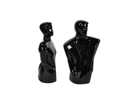 Modernistisch -  Nederlands  - Zwart -  Vrouw  - Man Beeldje - Lindsey B. stijl -  '80