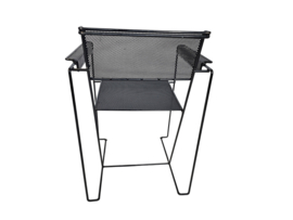 Pilastro stijl - Post Modern -  (2) chairs - geperforeerd staal - Holland - 70's