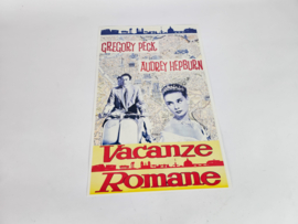 Poster inclusief lijst - Gregory Peck & Audrey Hepburn Vacanze Romane poster - 90's