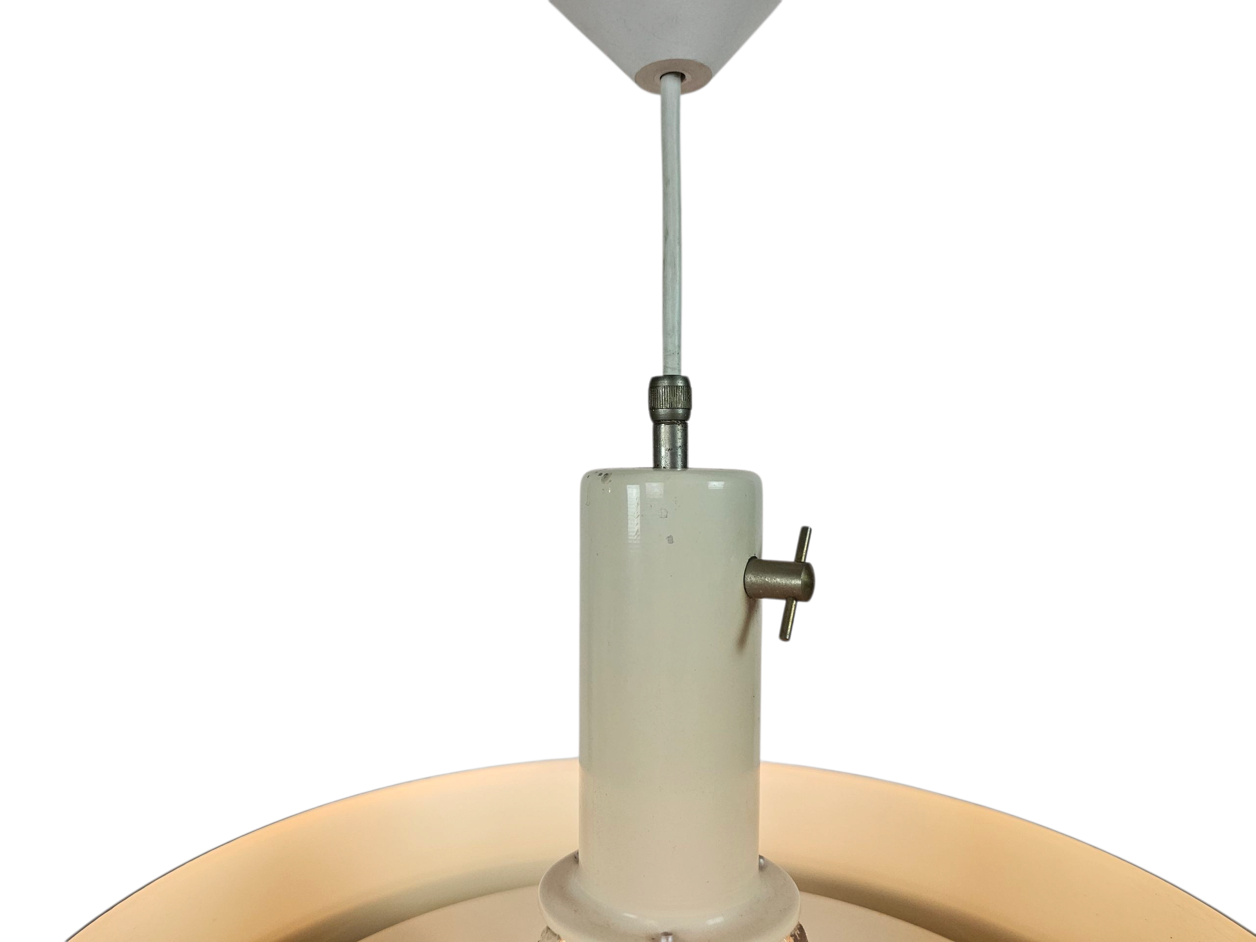 Anvia Almelo - J. Hoogervorst - "model 4017"  - Ufo hanglamp -  antraciet - Dutch design - 60's