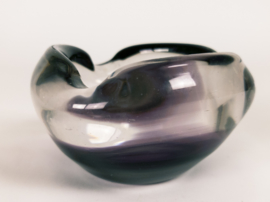 Leerdam glas - Andries Copier - Kristal - Asbak -  geslepen  glas - 1940's