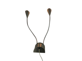Hala Zeist  - flexibele armen - geborsteld aluminium - post modern - 80's