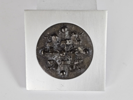 Interieur - deurklink - deurgreep - collectables - aluminium - brons - 3e kwart 20e eeuw