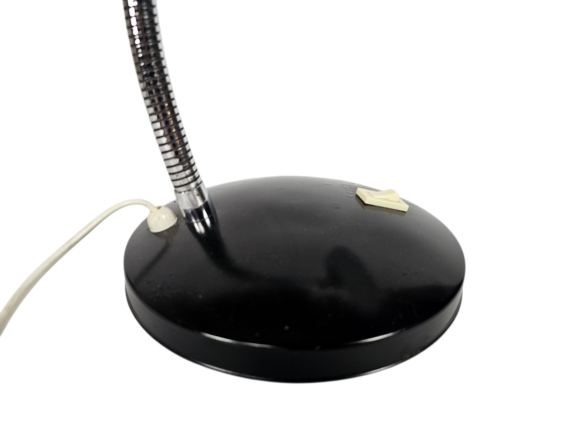Hala Zeist -  verstelbare hals - tafellamp - metaal - chroom - aluminium - 1970's