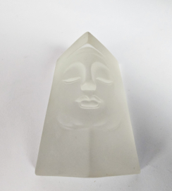 New Workshop Ltd Edition - glas sculpture - gesatineerd glas - gesigneerd - 1992
