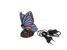 Mabrilux lighting  -  'Butterfly' - Tiffany stijl - glas en lood -  brons - 2000