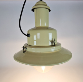Happy Light - 'Uccello' - scheepslamp - emaille - hanglamp - 1990's