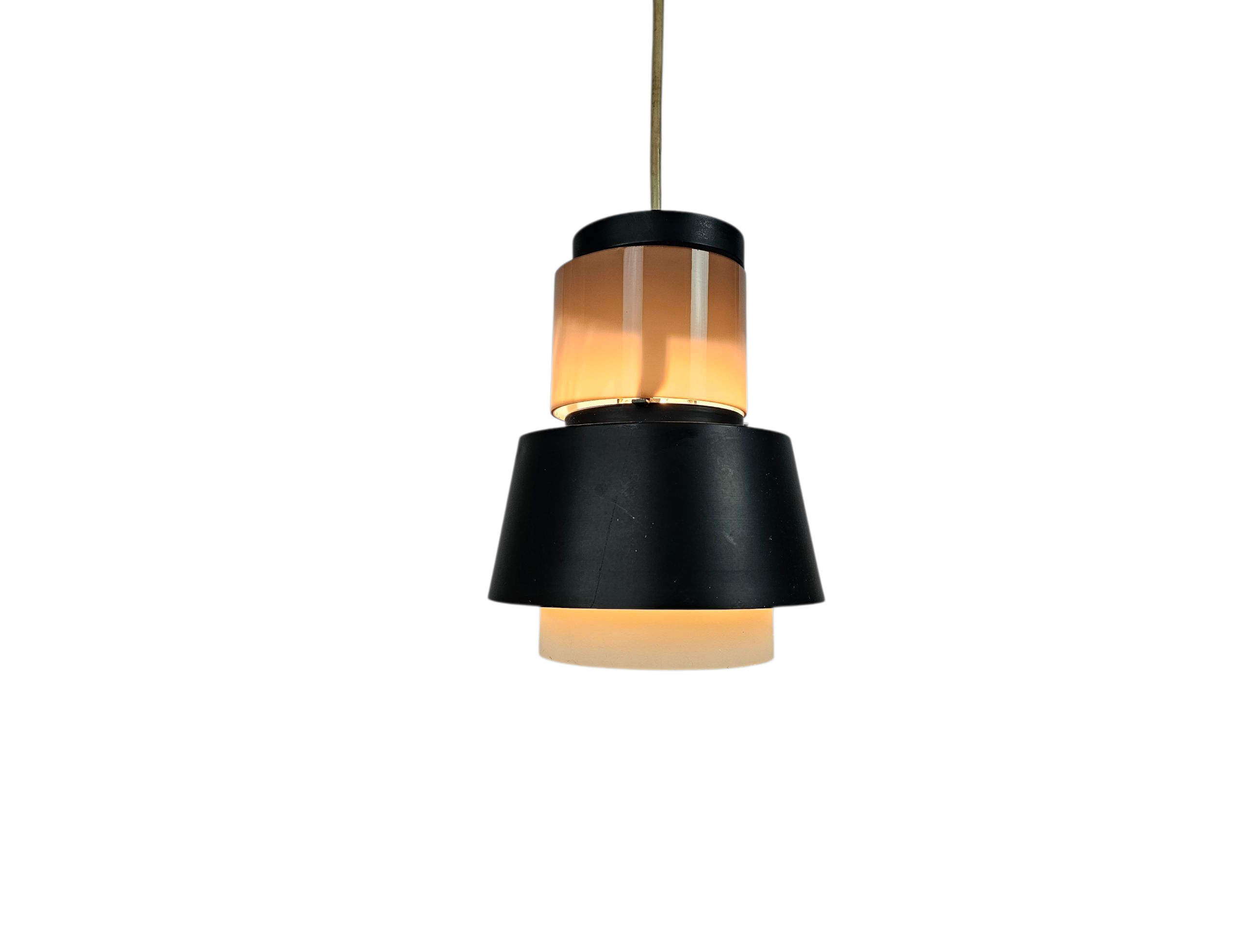 Philips - Hanglamp - cilinderlamp - metaal - glas - 60's