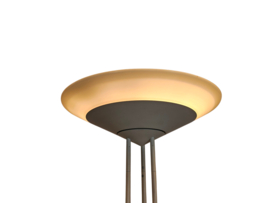 Brendel Leuchten Berlin - Ufo lamp - vloerlamp - halogeen - 2 standen - metaal - marmer - 80's