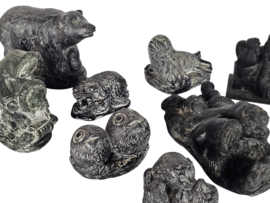 A wolf original - The Wolf Sculptures (8) - hand made -  Canada - 3e kwart 20e eeuw