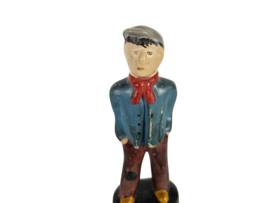 Plateelbakkerij Zuid-Holland - Folklore - Boer - Gips beeld -  1950s