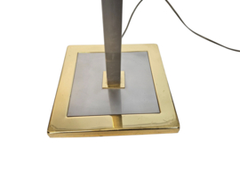 Herda Holland - vloerlamp - messing - chroom  - 3e kwart 20e eeuw