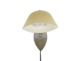 Hala Zeist - wandlamp - geborsteld staal - glas - 1990's