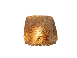 Glashütte Limburg - Amber  - plafondlamp - glas - metaal - 70's