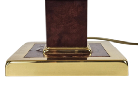 Herda Amsterdam - trekpendel bureaulamp - messing - 70s