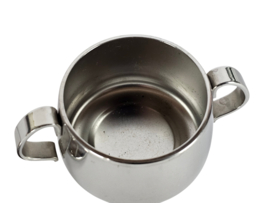 Alessi - Alfra Alessi -  suikerpotje - Etorre Alessi - rvs - Italie - 3e kwart 20e eeuw