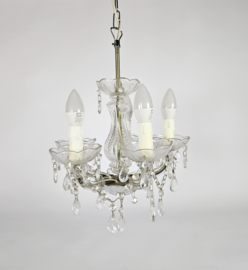 Chandelier - Kroonluchter - Marie Therese lamp - 5 armen - glas - 2000