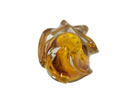 Josef Hospodska - Tsjechië - glasdesign - twisted vase  - Chribska glassworks - 60's