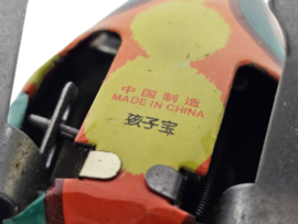 Tin Toy - Clown op ezel - opwindbaar - China - 3e kwart 20e eeuw