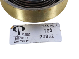 Peill & Putzler - model 73932 - wandlamp - messing - rookglas - 70's