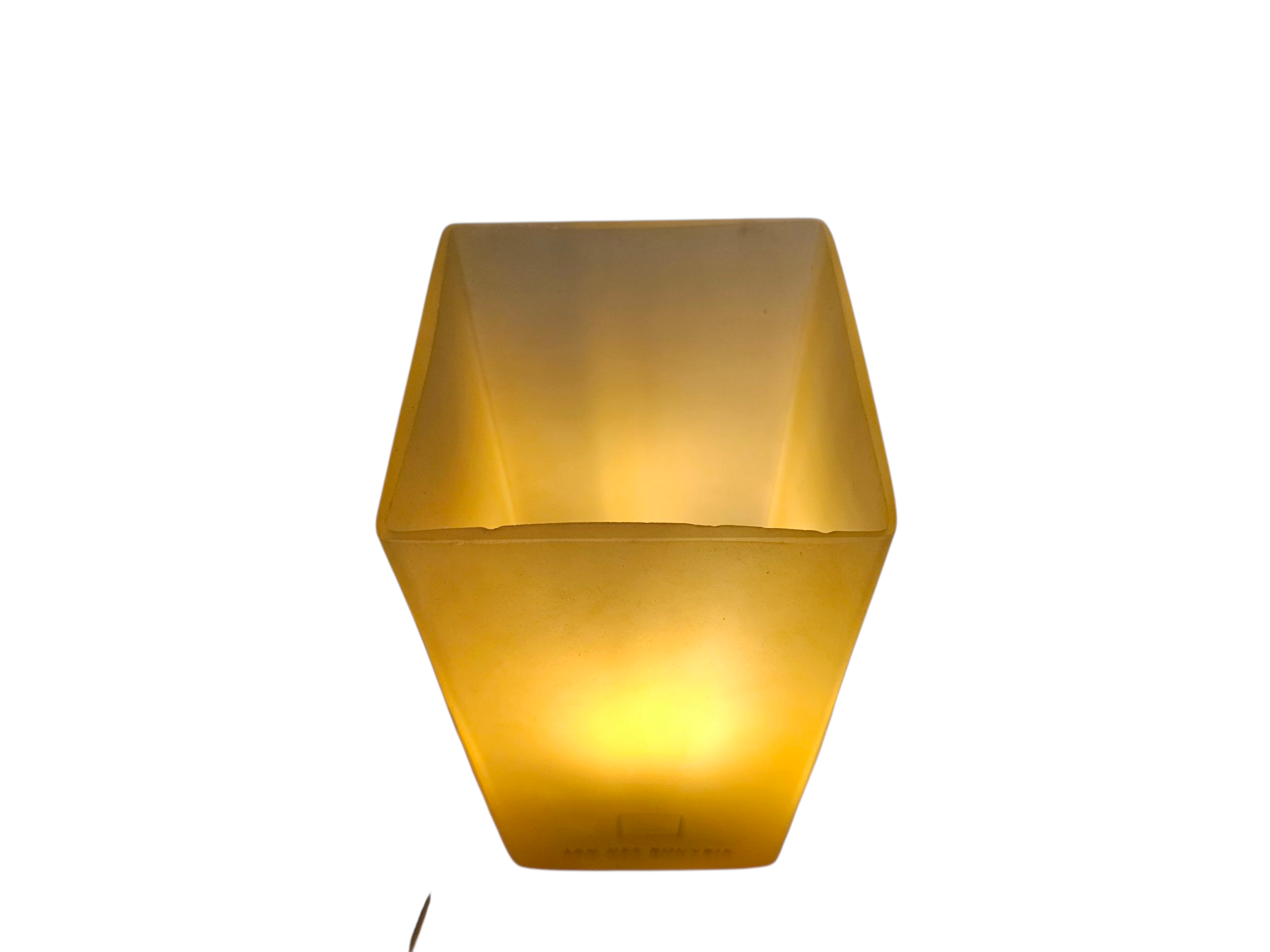 Dutch design - Icecubic lamp - Boxford Holland - Jan des Bouvrie - tafellamp - glas - 90's