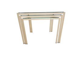 Bijzettafels -  miniset - nesting tables - Italian - 70's