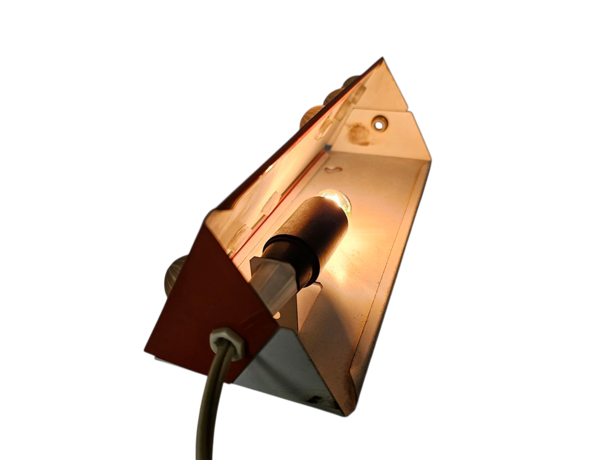 Herda Almelo - vintage bedlamp - rood - sterren - wandverlichting - 70's - retro