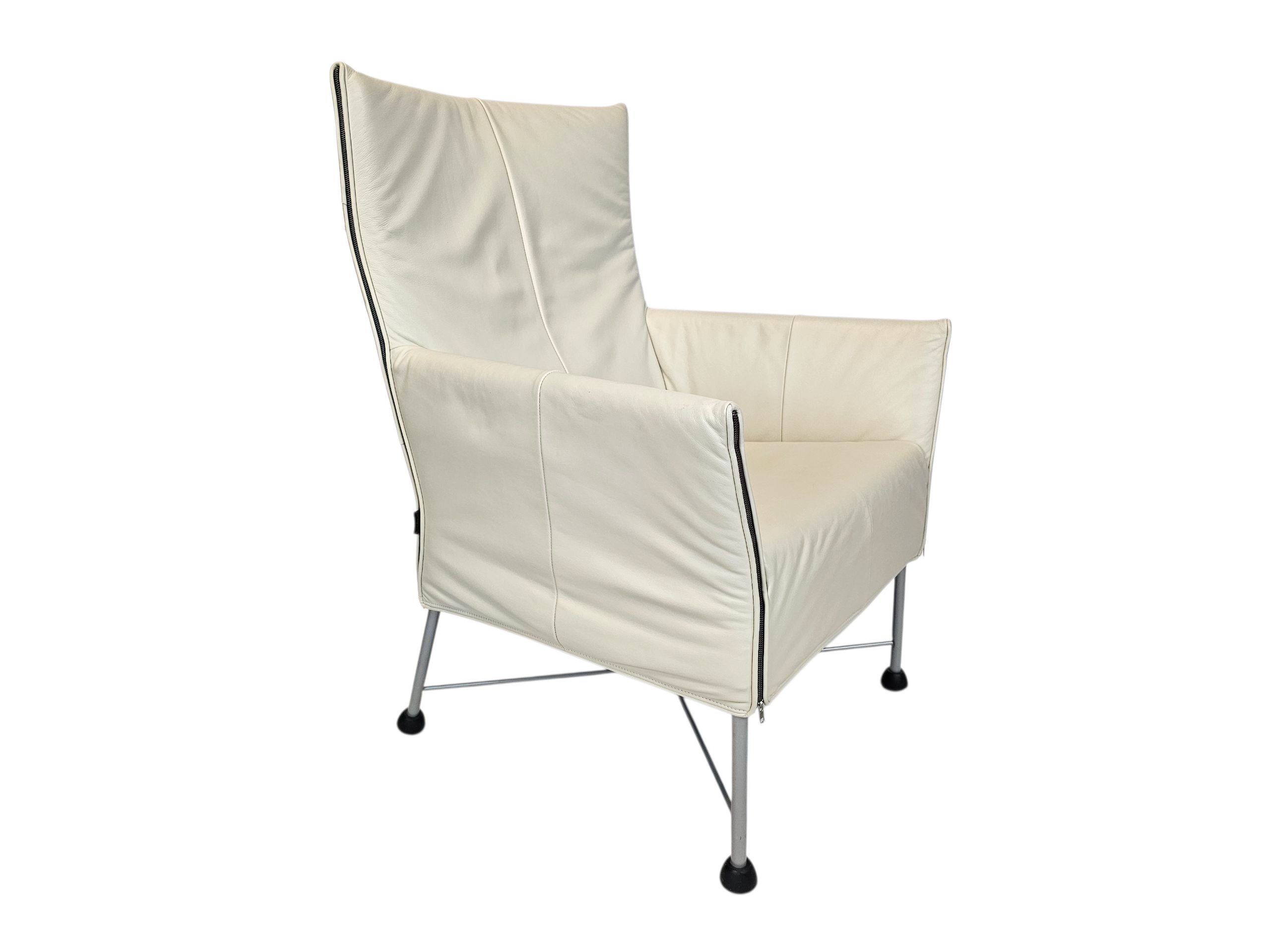 Montis - ontwerp Gerard van den Berg - model Chaplin - Leer - creme/wit -