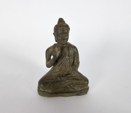Boeddha - Vitarka Mudra - Thailand - Brons - 3e kwart 20e eeuw