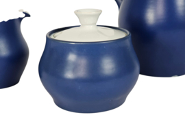 Royal Goedewaagen - Theepotje - melkkannetje - suikerpot - model Mokka - 1970's