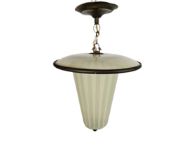 hanglamp - messing - koper - lantaarnlamp  - jaren 50