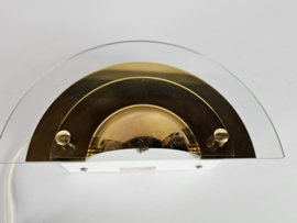 Dijkstra Holland -  model Kappa mini - halogeen - messing - glas - 80s