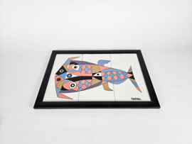 Cesar Manrique - (1919-1992) - Fauna Atlantica - keramiek - gesigneerd - 60's