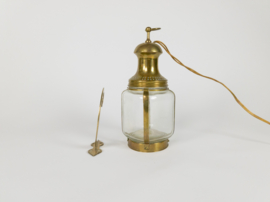 Messing - lantaarn - muurlamp - wandlamp - 1e kwart 20e eeuw