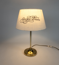 Hollywood Regency stijl - messing - goud -  - tafellamp - 60's