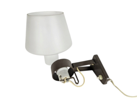 Philips - Made in Holland - designer Louis Kalff - model NX 34E - wandlamp - satijnglas - 60's